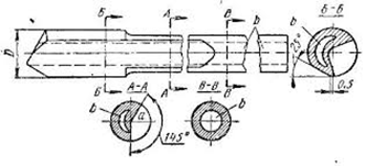 Рисунок 13 Ружейное сверло